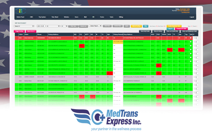 MedTrans Express Inc – Appsians